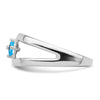 Sterling Silver Rhodium-plated Family Jewelry Mounting