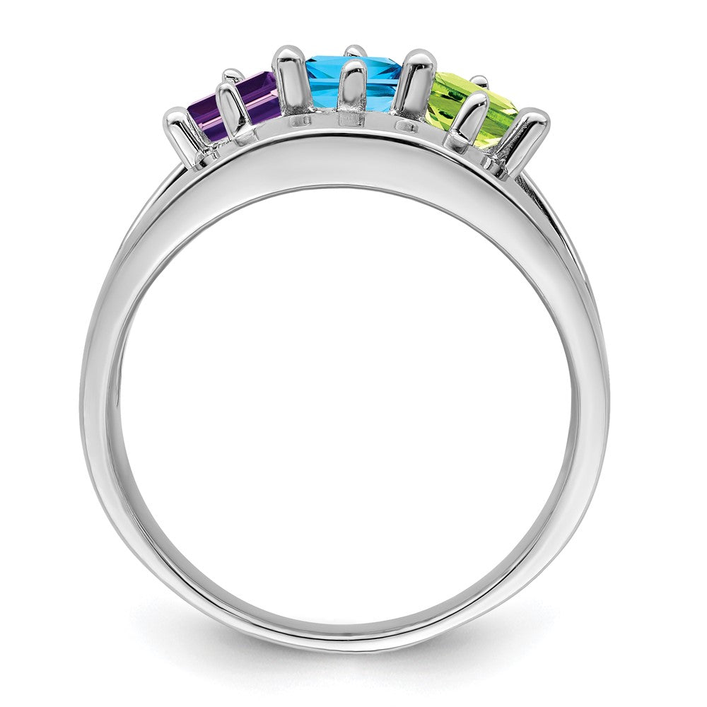 14k White Gold Family Jewelry Ring Mounting