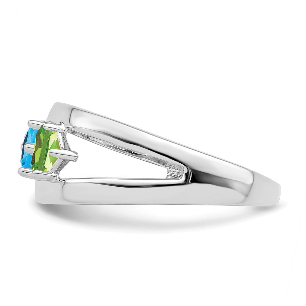 14k White Gold Family Jewelry Ring Mounting