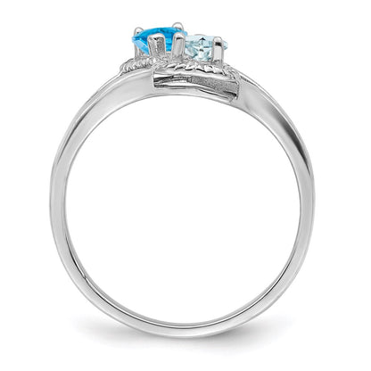 14k White Gold Family Jewelry Ring Mounting