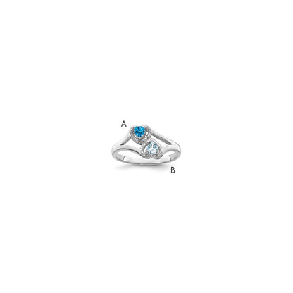 14k White Gold Family Jewelry Ring Mounting