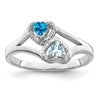14k White Gold Family Jewelry Ring Mounting