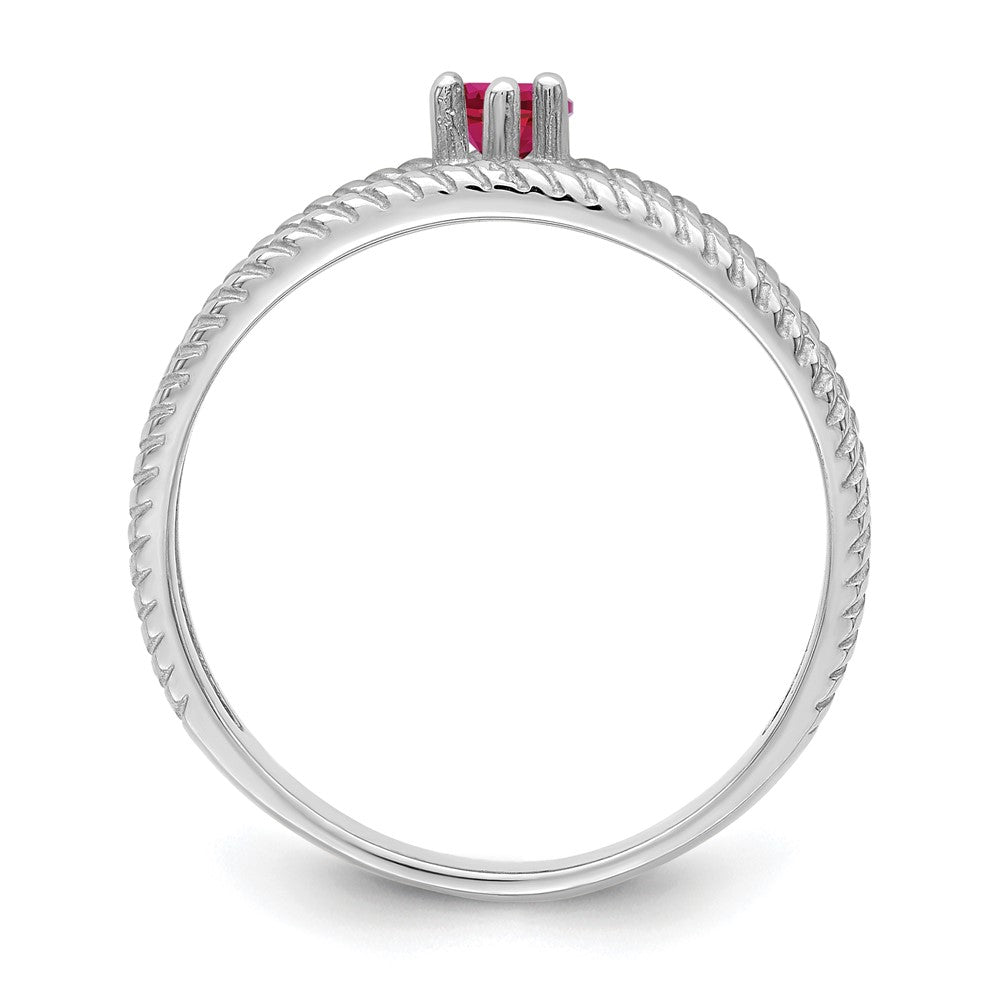 14k White Gold Family Jewelry Ring Mounting
