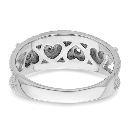 14k White Gold Family Jewelry Ring Mounting