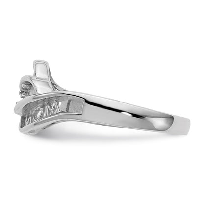 14k White Gold Family Jewelry Ring Mounting