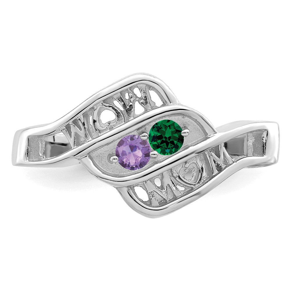 14k White Gold Family Jewelry Ring Mounting