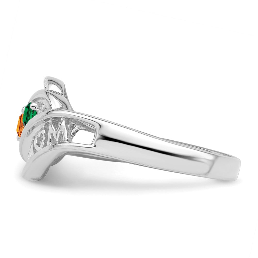 14k White Gold Family Jewelry Ring Mounting