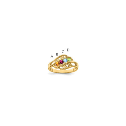 14k Family Jewelry Ring Mounting