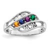 14k White Gold Family Jewelry Ring Mounting