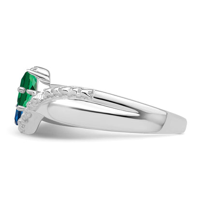 14k White Gold Family Jewelry Ring Mounting