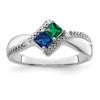 14k White Gold Family Jewelry Ring Mounting