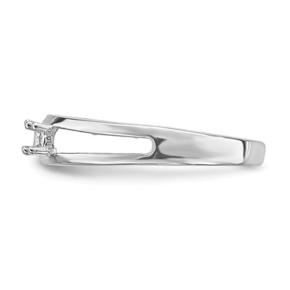 14k White Gold Family Jewelry Ring Mounting
