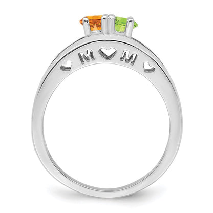 14k White Gold Family Jewelry Ring Mounting