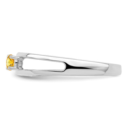 Sterling Silver Rhodium-plated Family Jewelry Mounting