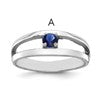 Sterling Silver Rhodium-plated Family Jewelry Mounting