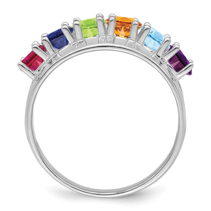 14k Polished 1-Stone Mothers Ring Mounting