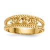 14k Polished 4-Stone Mothers Ring Mounting