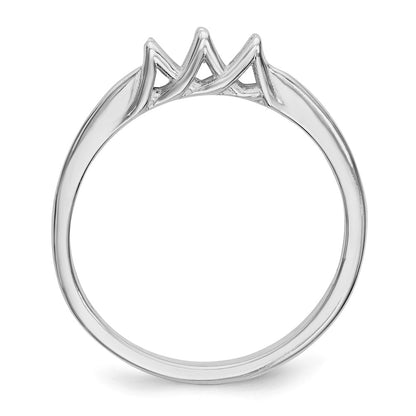 14k White Gold Family Jewelry Ring Mounting