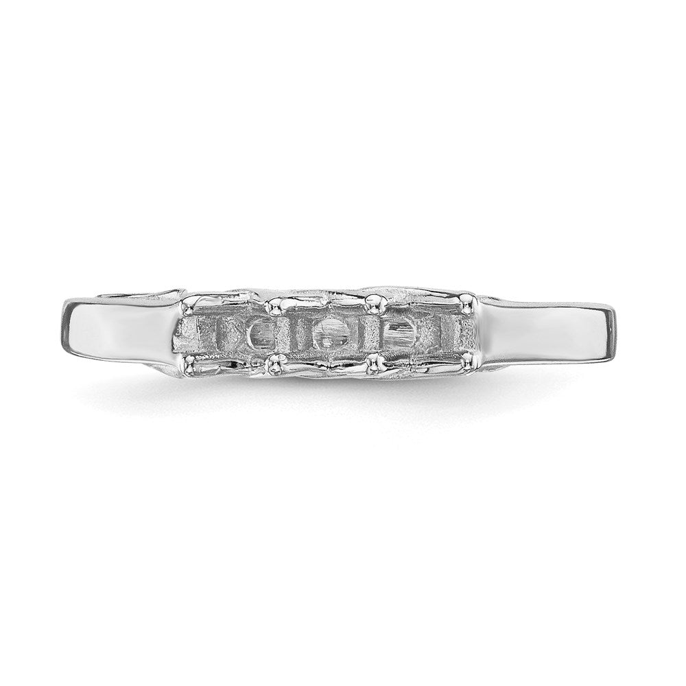 14k White Gold Family Jewelry Ring Mounting