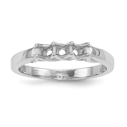 14k White Gold Family Jewelry Ring Mounting