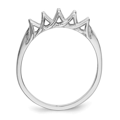 14k White Gold Family Jewelry Ring Mounting
