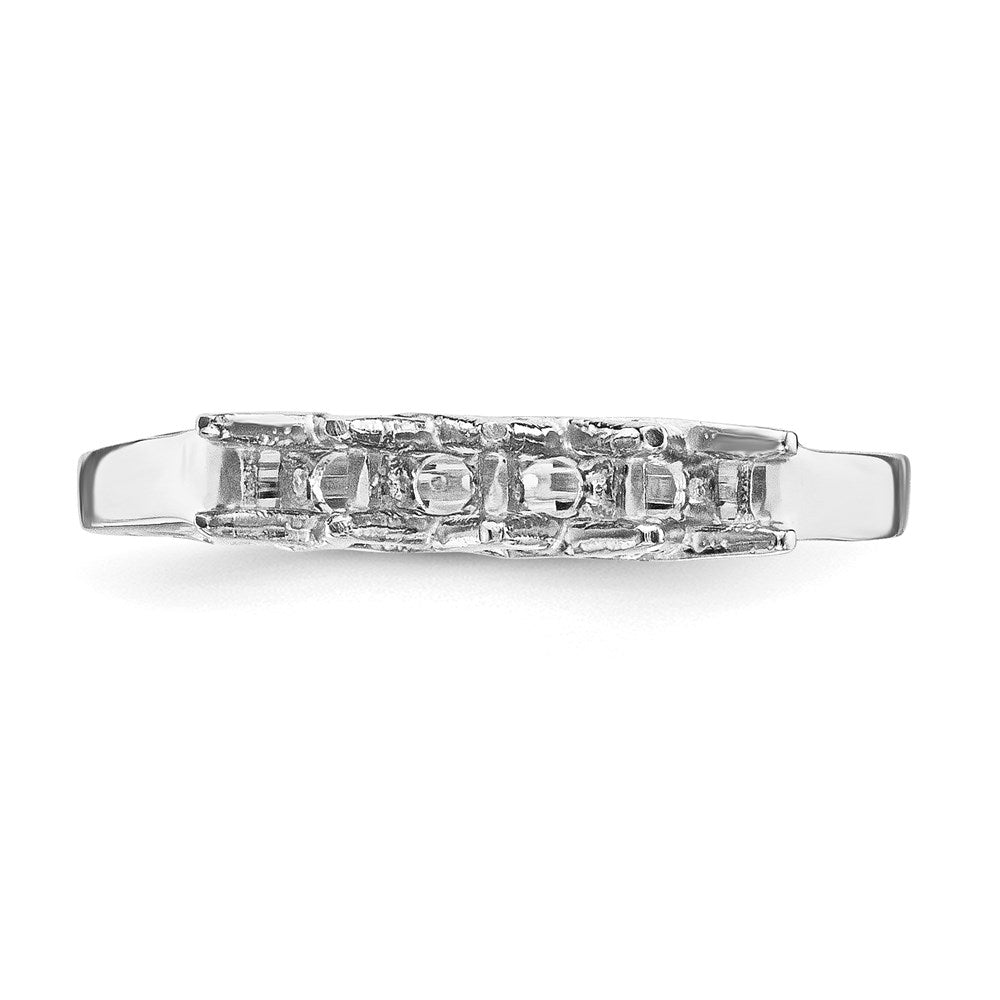 14k White Gold Family Jewelry Ring Mounting