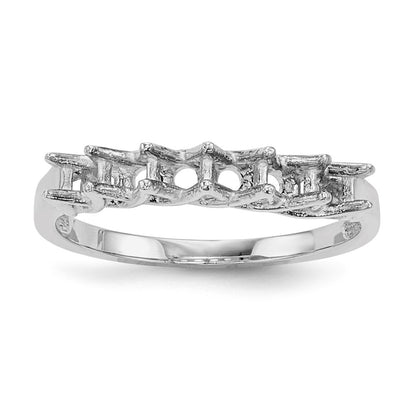 14k White Gold Family Jewelry Ring Mounting