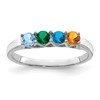 14k White Gold Family Jewelry Ring Mounting