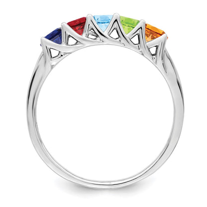 14k White Gold Family Jewelry Ring Mounting