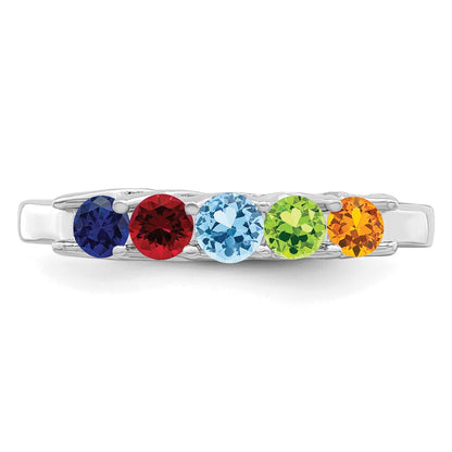 14k White Gold Family Jewelry Ring Mounting