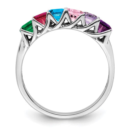 14k White Gold Family Jewelry Ring Mounting