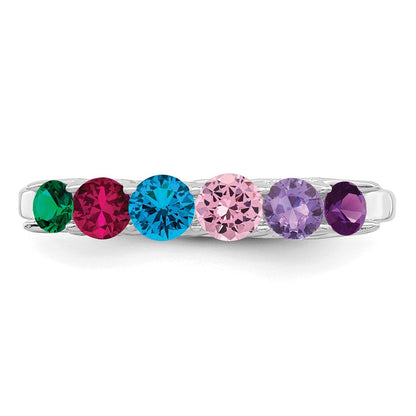 14k White Gold Family Jewelry Ring Mounting