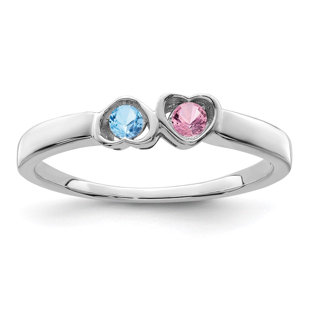 Sterling Silver Rhodium-plated Family Jewelry Mounting
