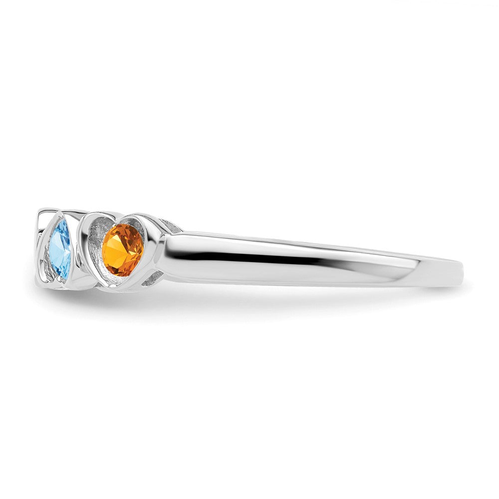 14k White Gold Family Jewelry Ring Mounting