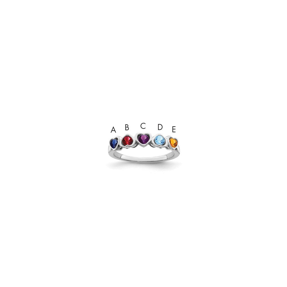14k White Gold Family Jewelry Ring Mounting