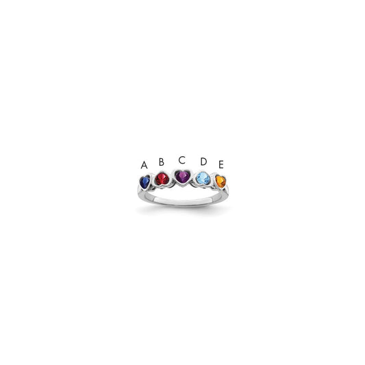 14k White Gold Family Jewelry Ring Mounting