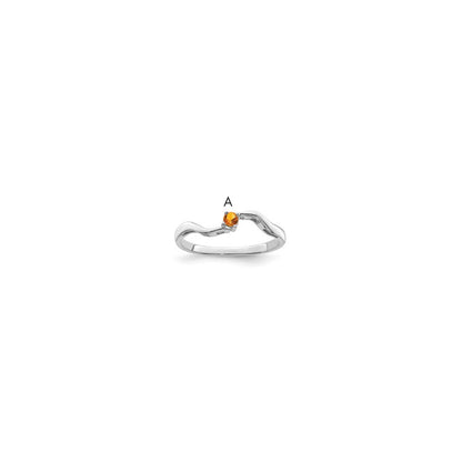 14k White Gold Family Jewelry Ring Mounting