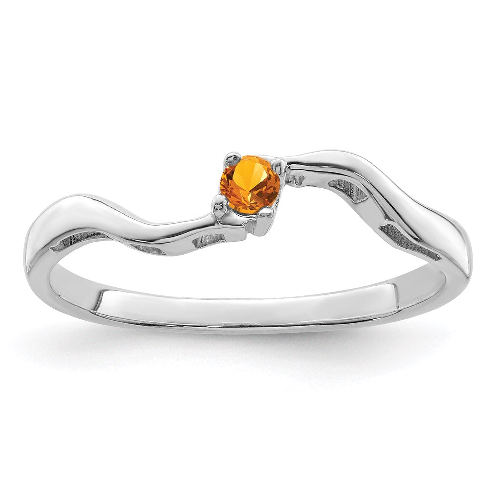 Sterling Silver Rhodium-plated Family Jewelry Mounting