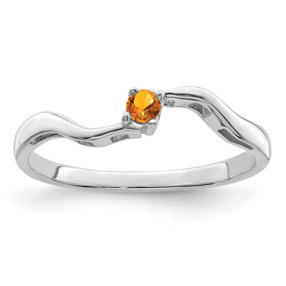 Sterling Silver Rhodium-plated Family Jewelry Mounting