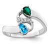 14k White Gold Family Jewelry Ring Mounting
