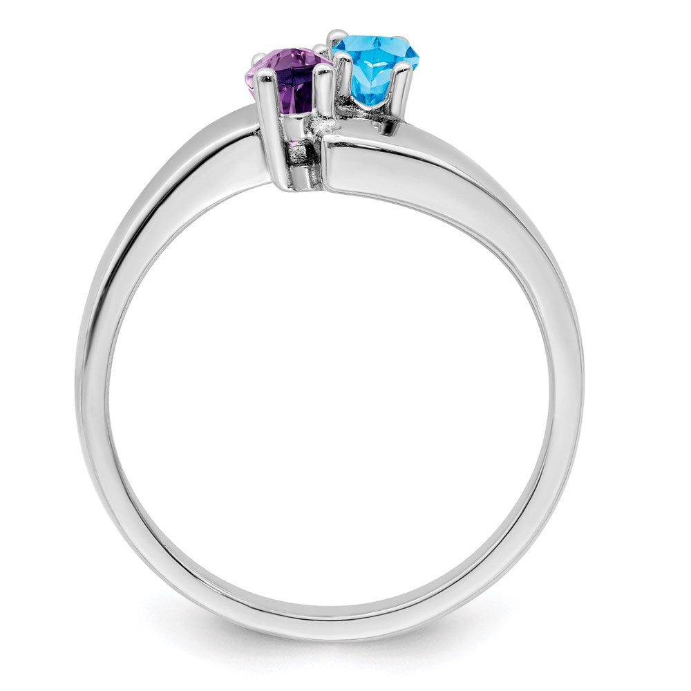 Sterling Silver Rhodium-plated Family Jewelry Mounting