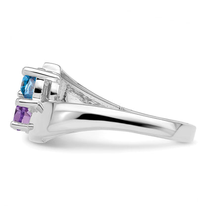 14k White Gold Family Jewelry Ring Mounting