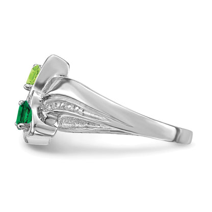 14k White Gold Family Jewelry Ring Mounting
