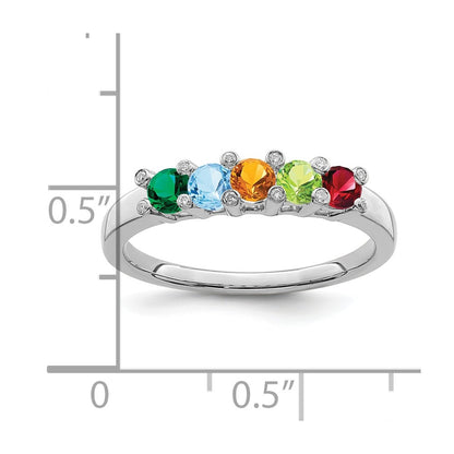 14KW Family Jewelry Diamond Semi-Set Ring