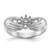 14k White Gold 4 Stone Family Ring Mounting