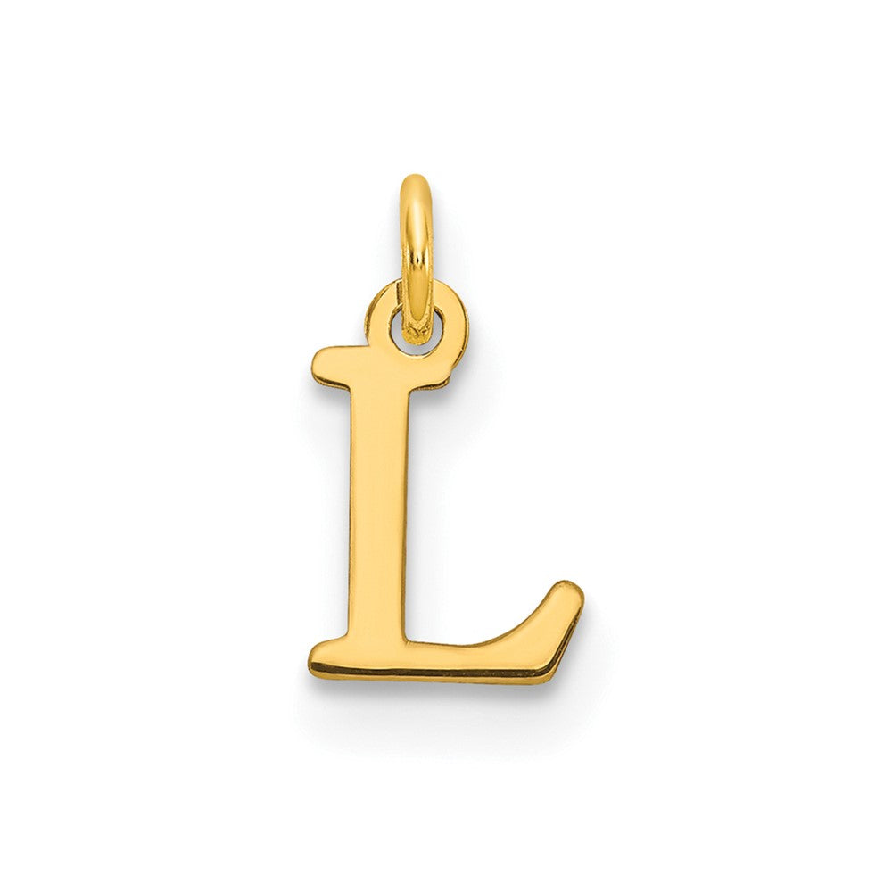 14ky Cutout Letter T Initial Pendant