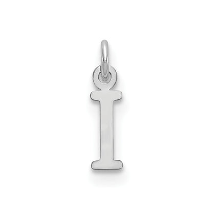14kw Cutout Letter I Initial Pendant