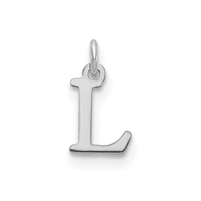 14kw Cutout Letter L Initial Pendant
