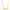 14k Yellow Gold Small Blank Bar Necklace