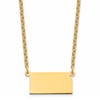 Sterling Silver/Gold-plated Kansas State Necklace